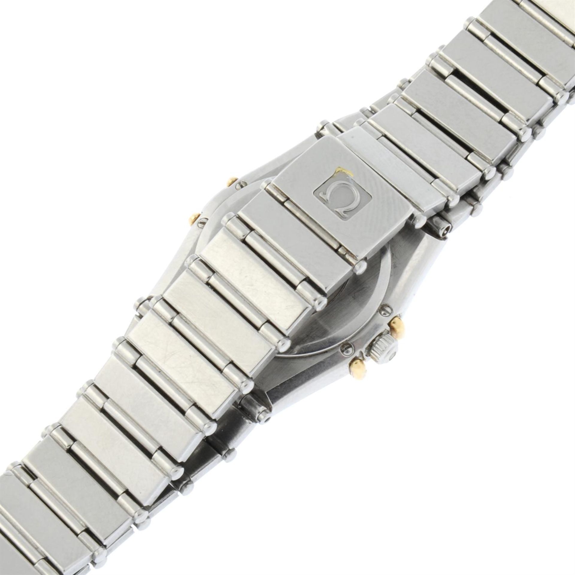 OMEGA - a bi-metal Constellation bracelet watch, 22mm. - Image 2 of 4