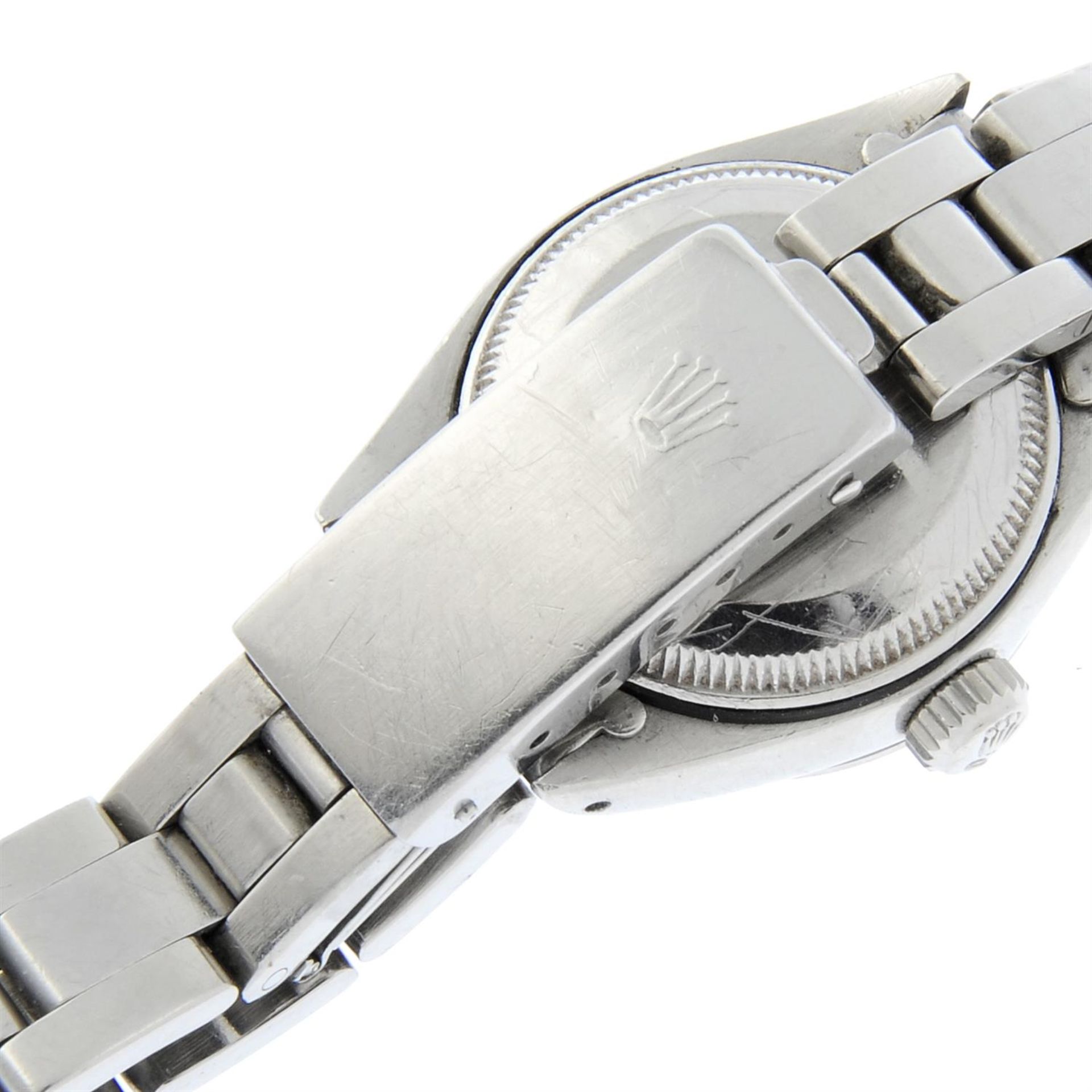 ROLEX - a stainless steel Oyster Perpetual Date bracelet watch, 26mm. - Bild 2 aus 4