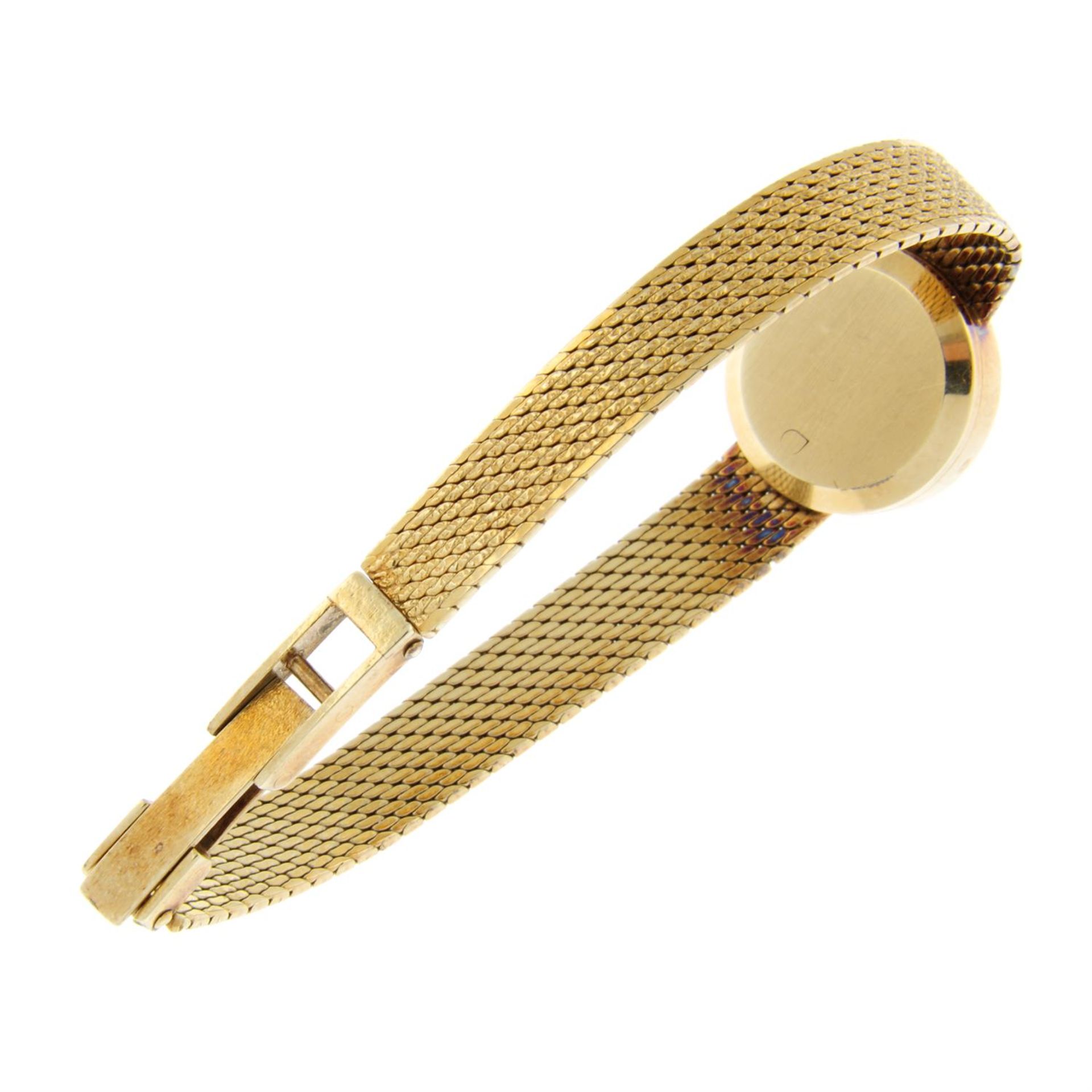 BUCHERER - a yellow metal bracelet watch, 15mm. - Image 2 of 4