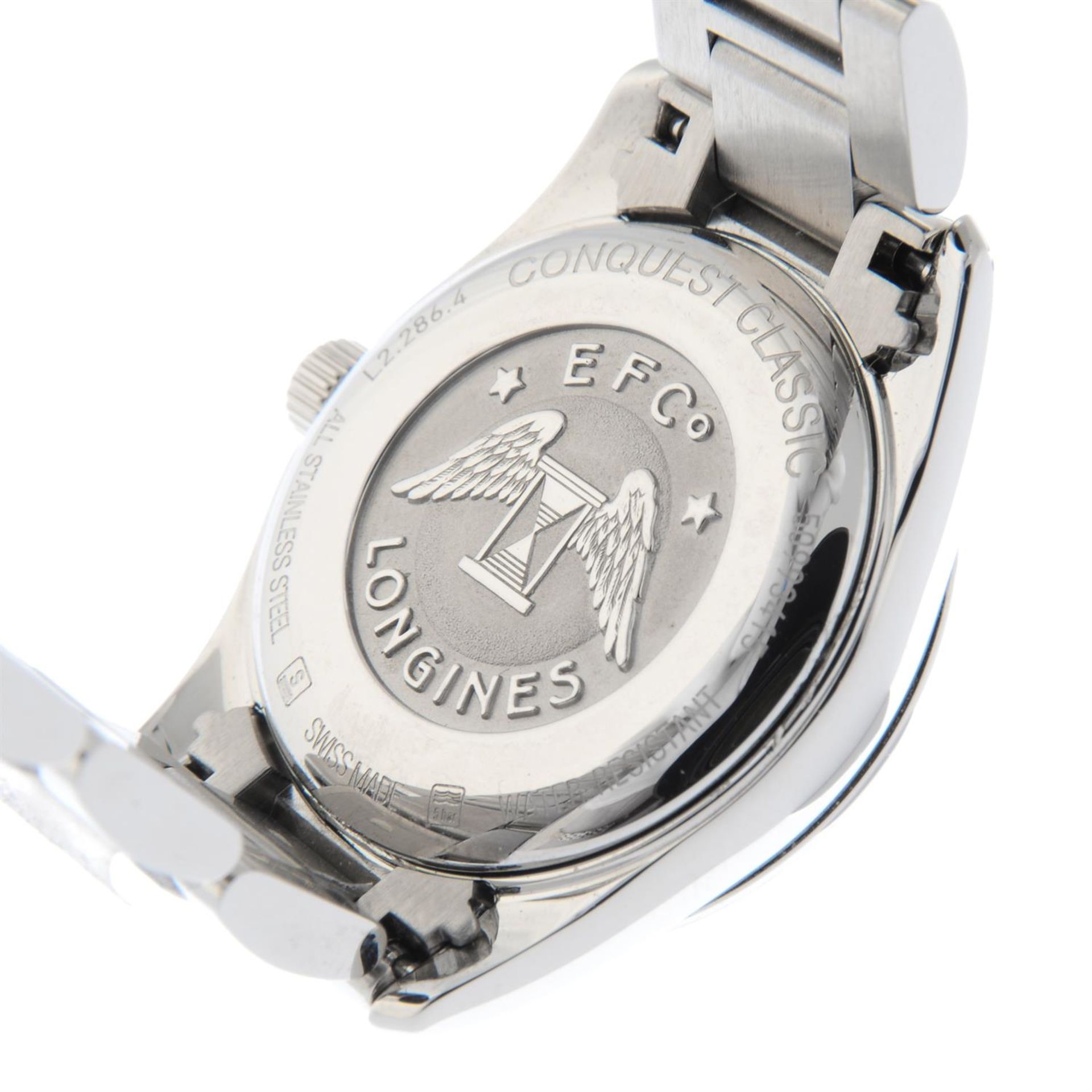 LONGINES - a stainless steel Conquest bracelet watch, 29mm. - Image 4 of 4