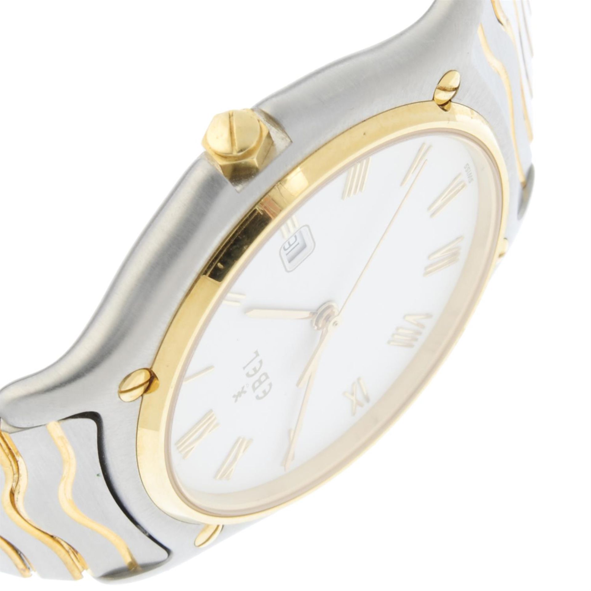 EBEL - a bi-metal Classic Wave bracelet watch, 34mm. - Image 3 of 4