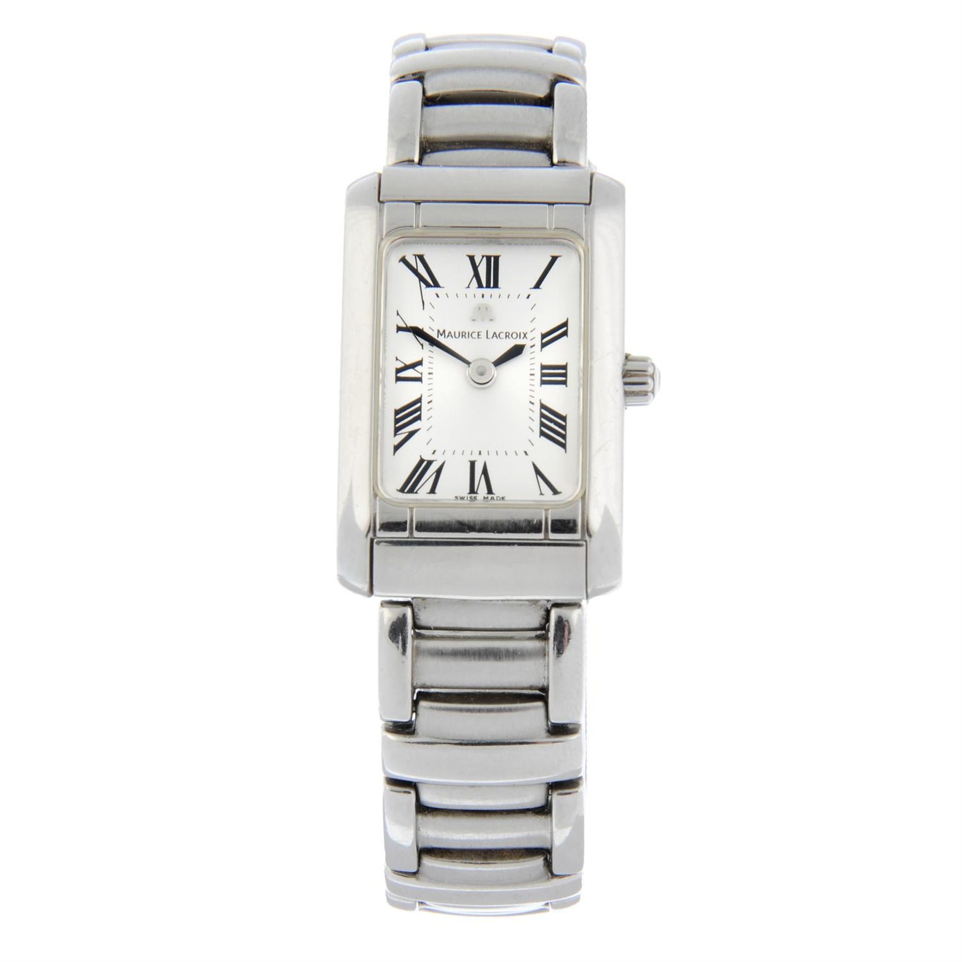 MAURICE LACROIX - a stainless steel Miros bracelet watch, 20x30mm