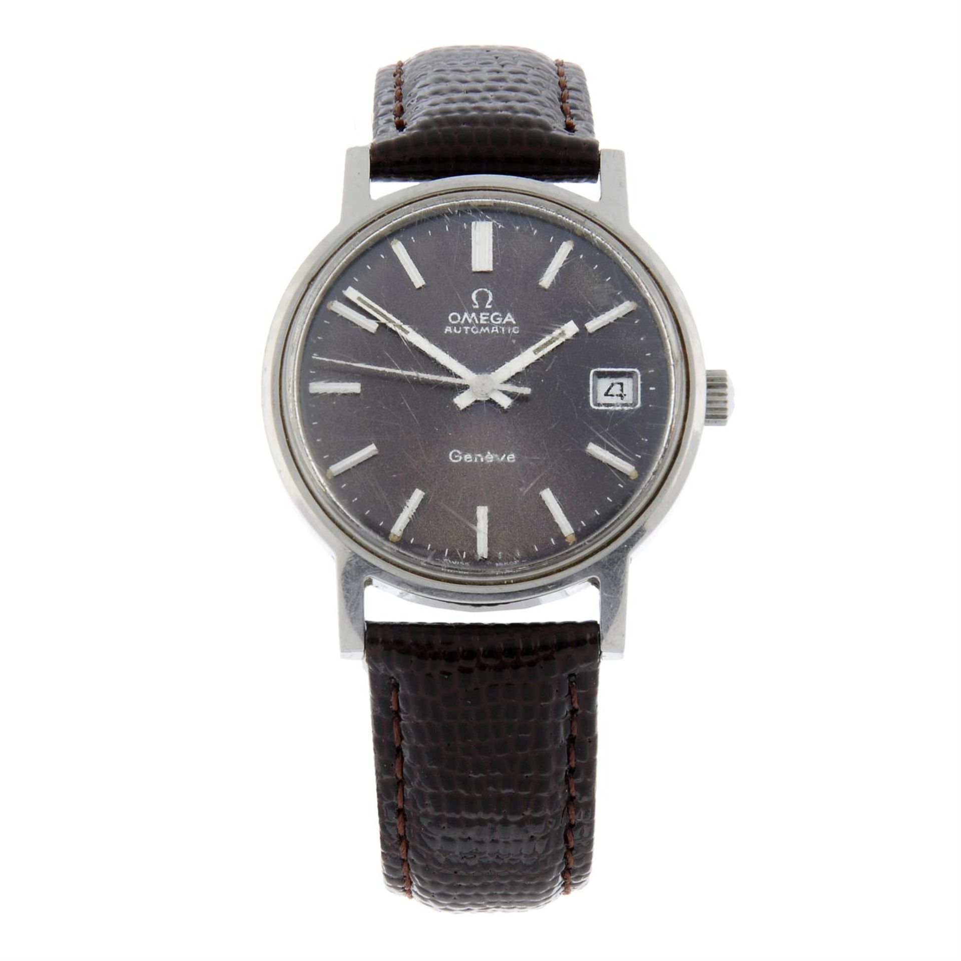 OMEGA - a stainless steel Genéve wrist watch, 35mm.