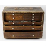 A 'Neslein' engineers wooden tool chest.