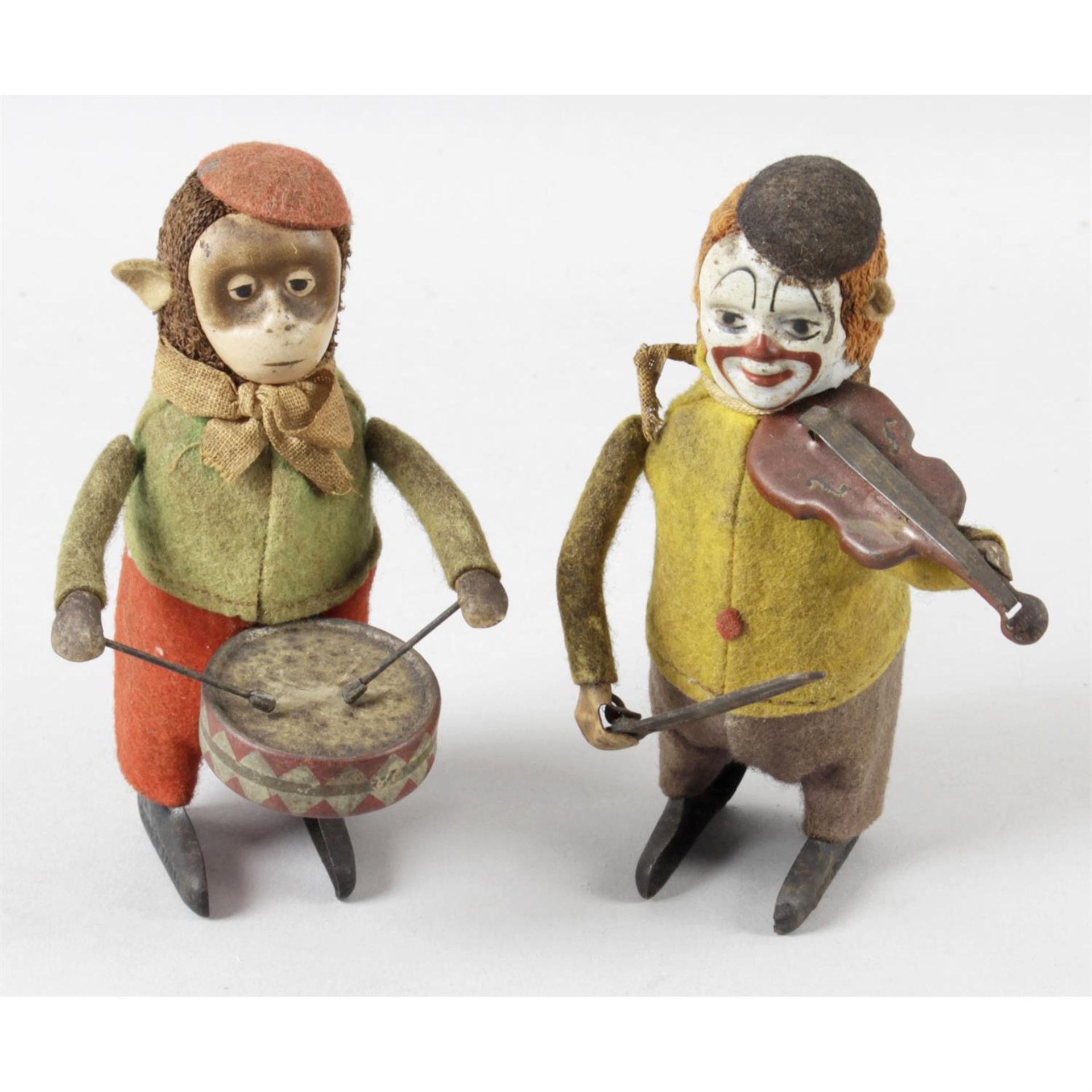 Two Schuco tinplate and clockwork novelty toys. (2)