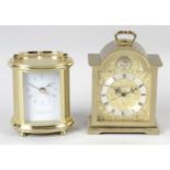 A selection of four modern carriage clocks.