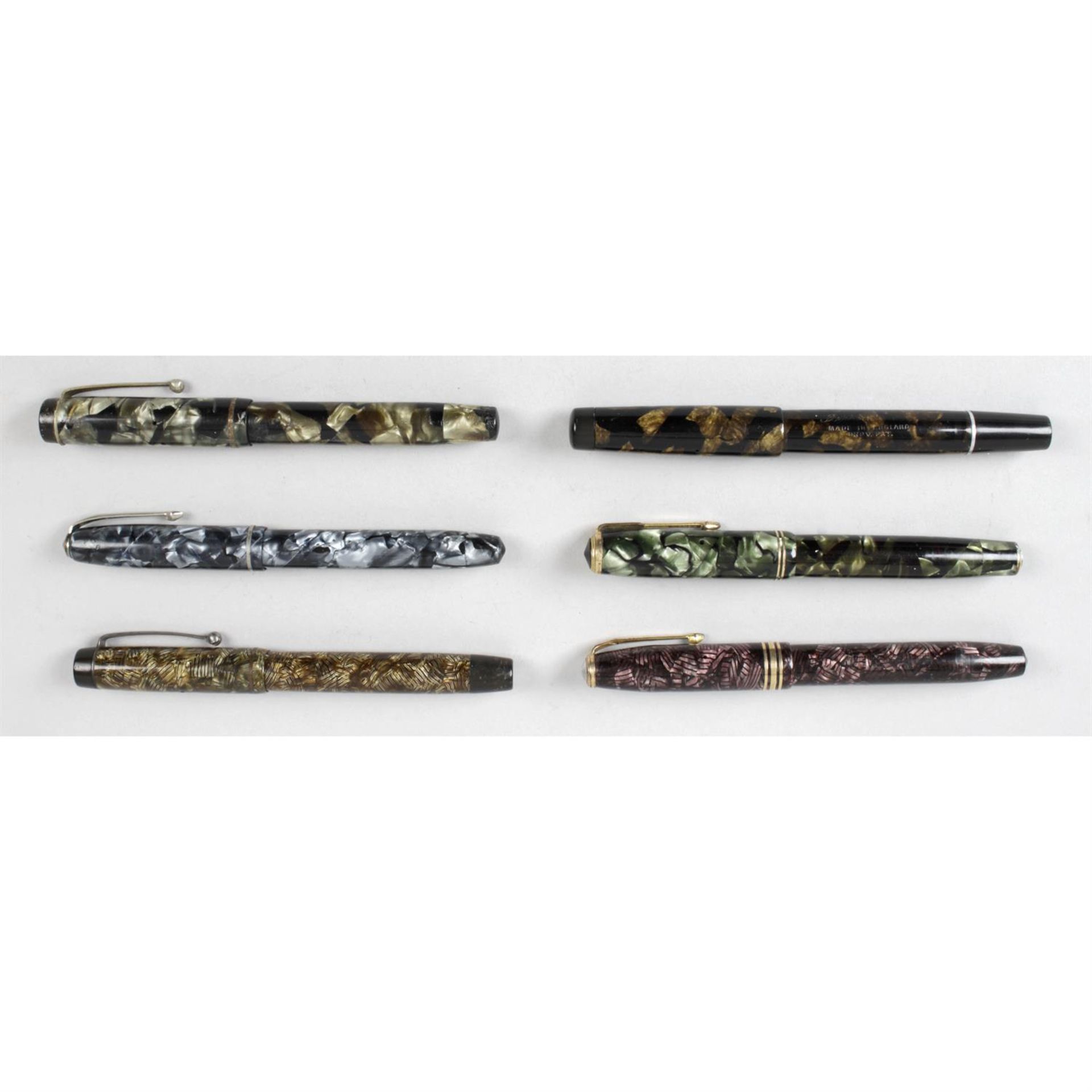 A small mixed selection of fifteen assorted pens, to include Wyvern Prefect, Conway Stewart and