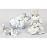 A collection of twelve Lladro animal figures and figurines.