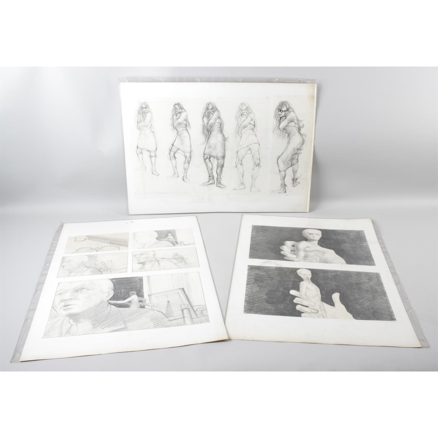 Gerald Larn (1932-2021), Charlie Chaplin interest, a portfolio of assorted works. - Image 3 of 6