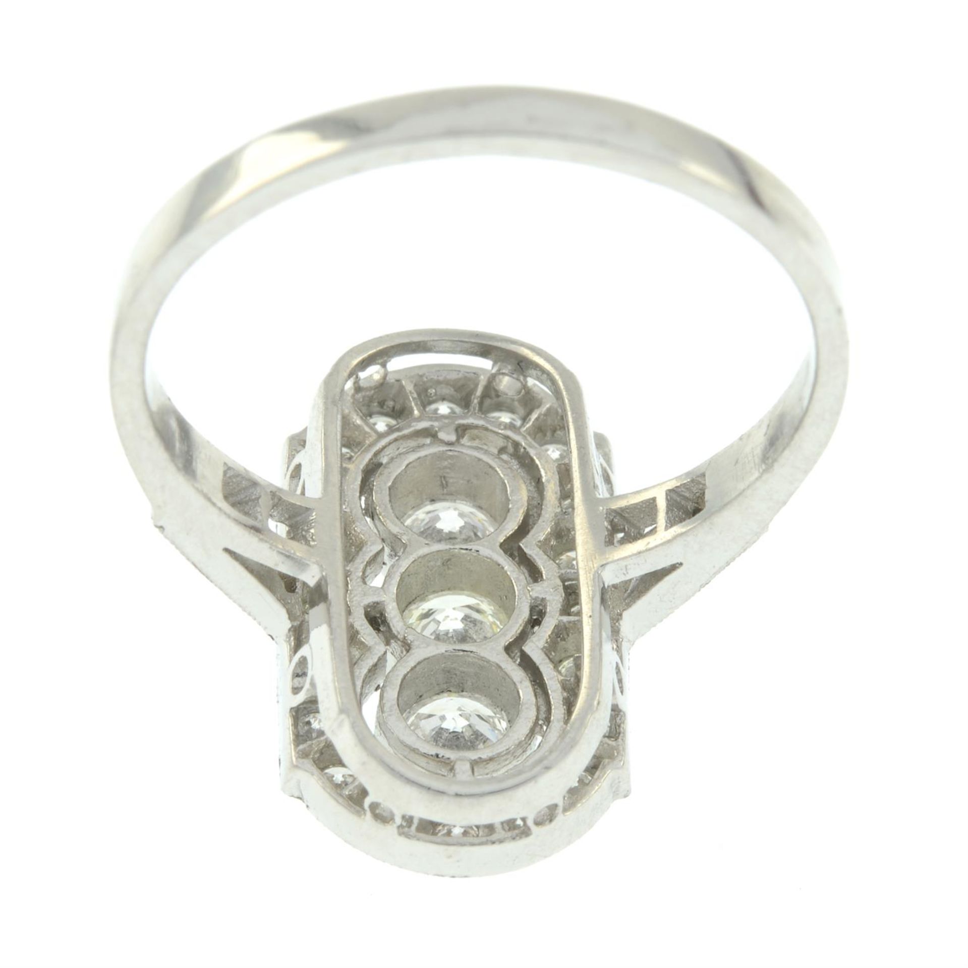 A brilliant-cut diamond geometric dress ring. - Image 3 of 5