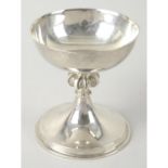 A small silver chalice, by Albert Edward Jones.