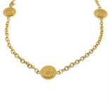 CHANEL - a Medallion chain necklace.