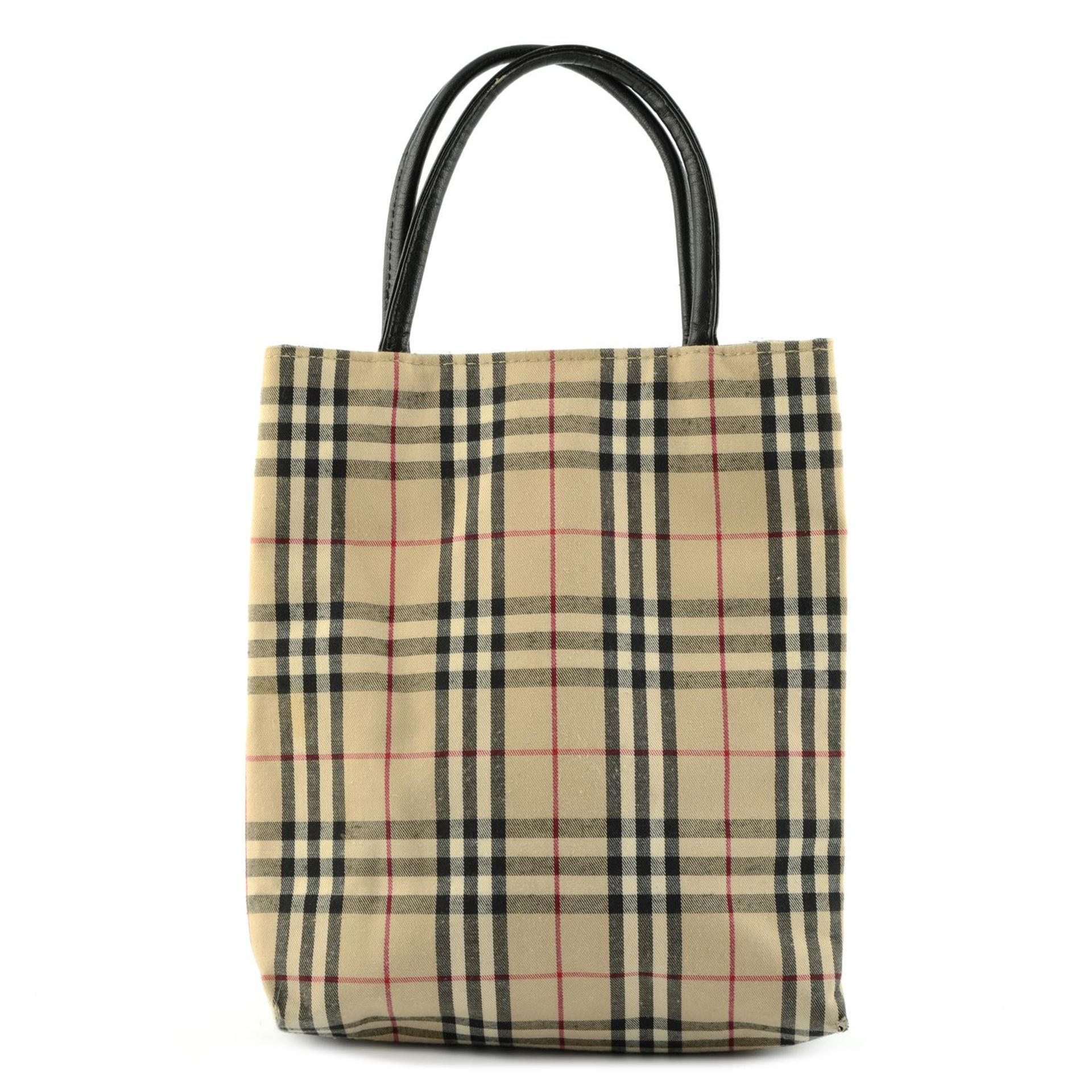 BURBERRY - a Nova check tote bag.