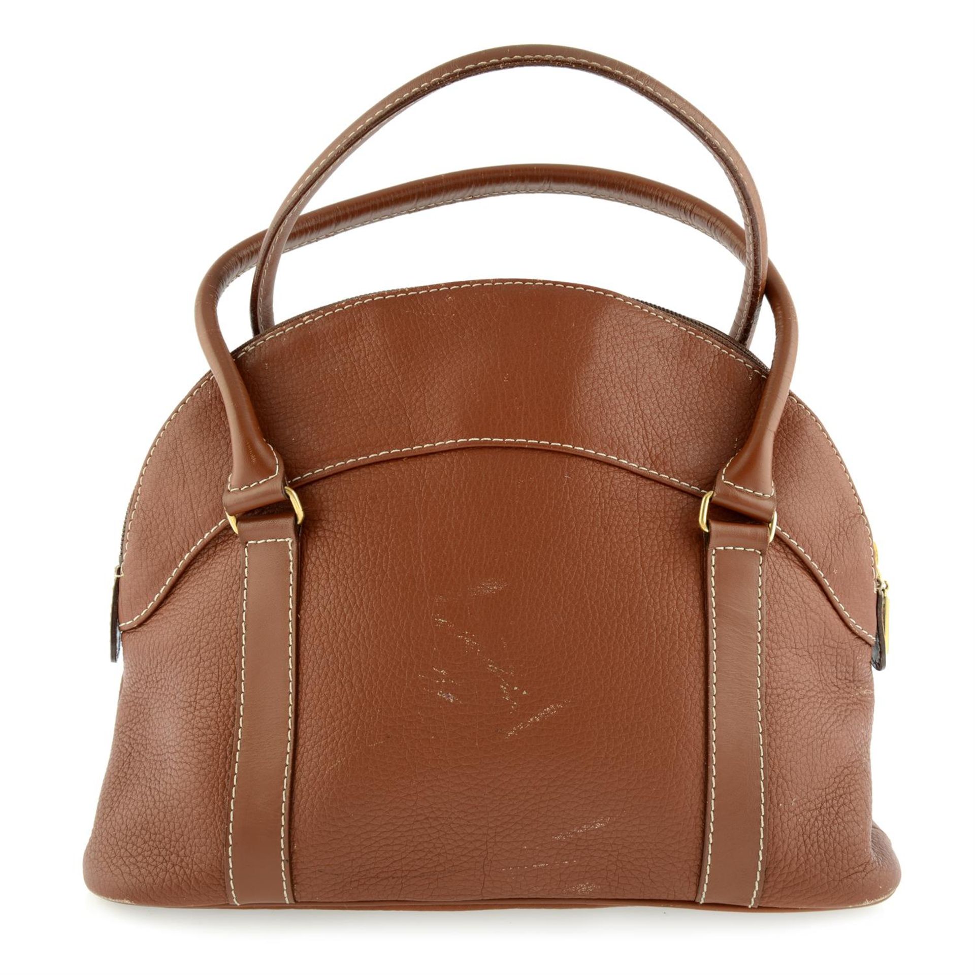 BURBERRY - a brown leather handbag. - Image 2 of 6