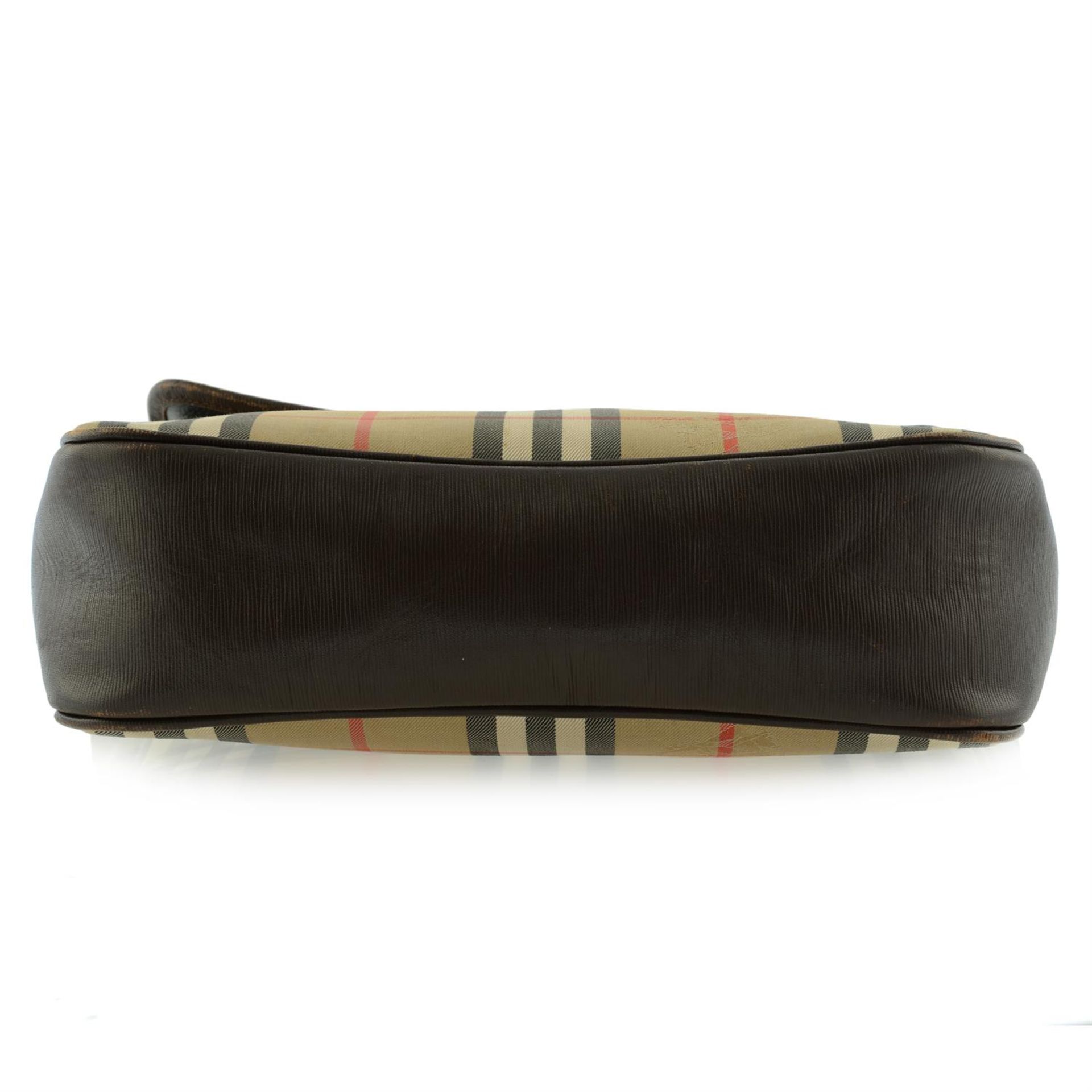 BURBERRY - a Haymarket check shoulder bag. - Image 4 of 7