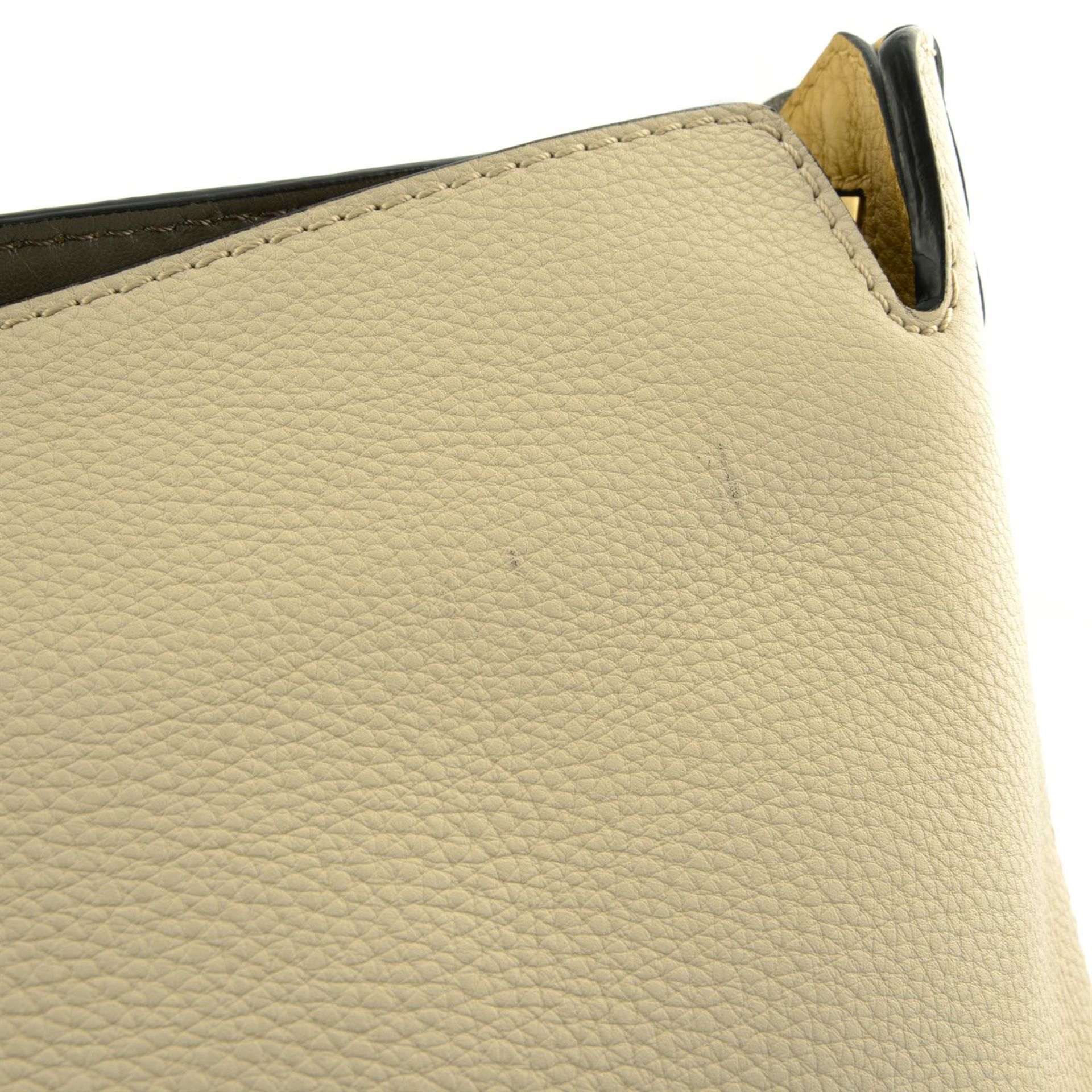 BURBERRY - a Bi-colour leather Marais clutch. - Image 6 of 6