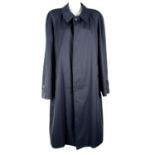 BURBERRY - a blue trench coat.