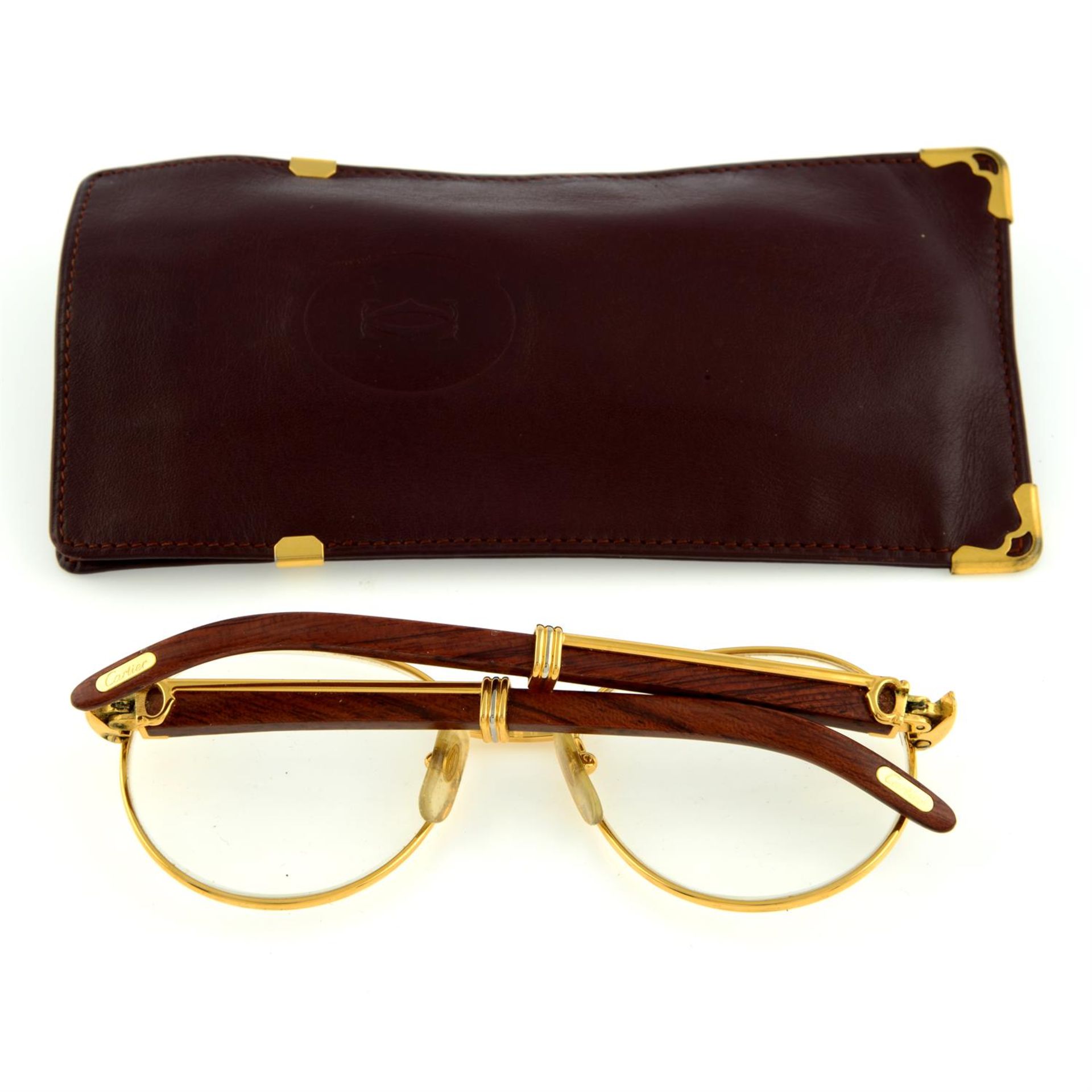 CARTIER - a pair of prescription glasses. - Image 2 of 2