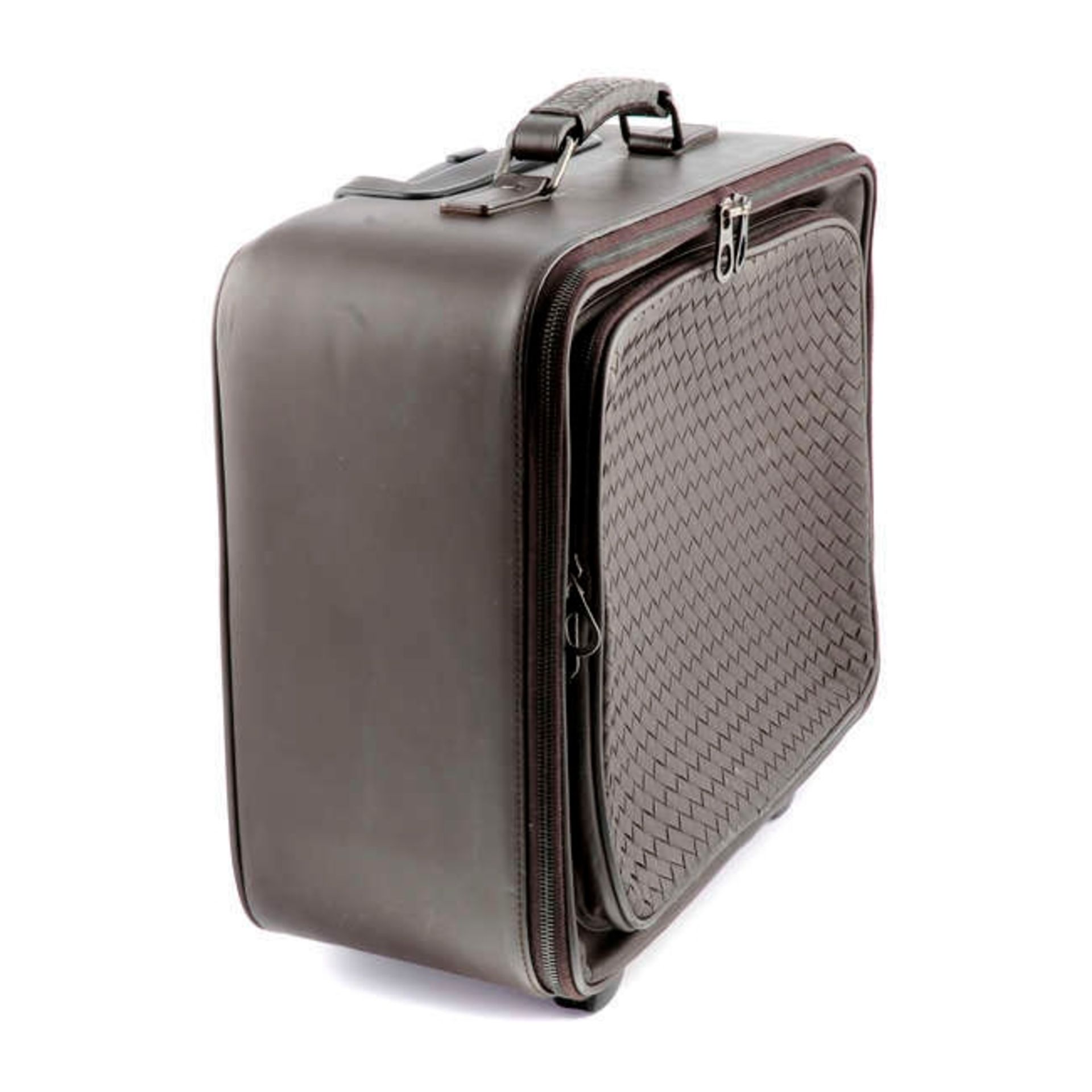 BOTTEGA VENETA - an Intrecciato trolley suitcase. - Image 3 of 5