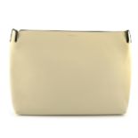 BURBERRY - a two-tone leather Marias clutch.