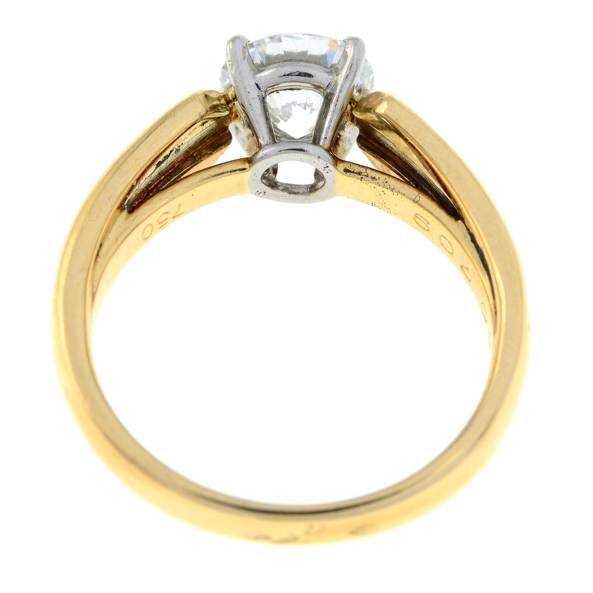 A brilliant-cut diamond 'Trinity' ring, by Cartier. - Bild 3 aus 5