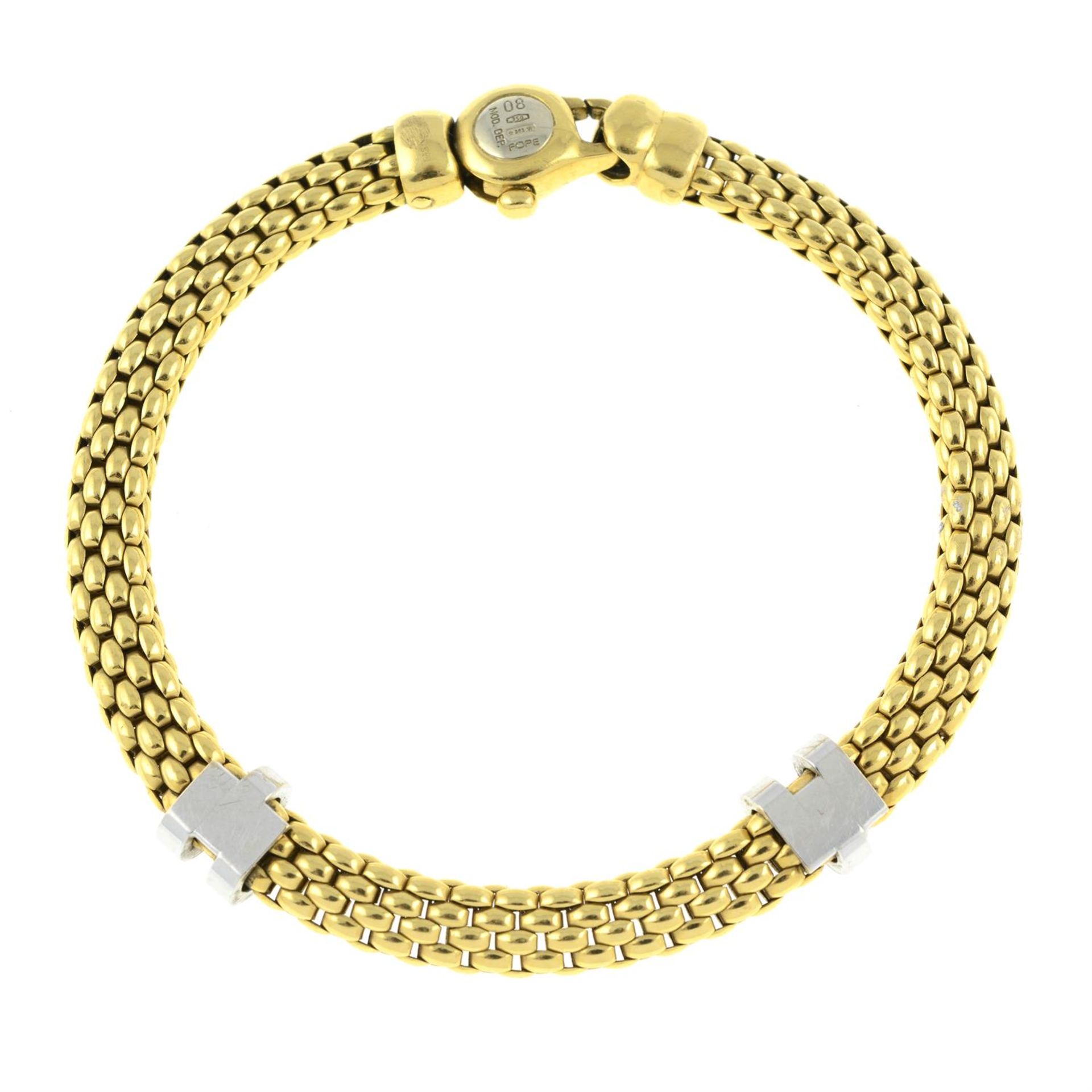 An 18ct gold diamond 'Masai' bracelet, by Fope. - Bild 3 aus 3