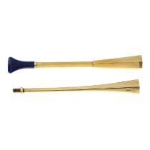 Two 9ct gold cigarette holders