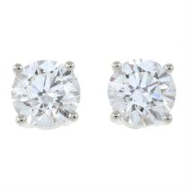 18ct gold diamond earrings