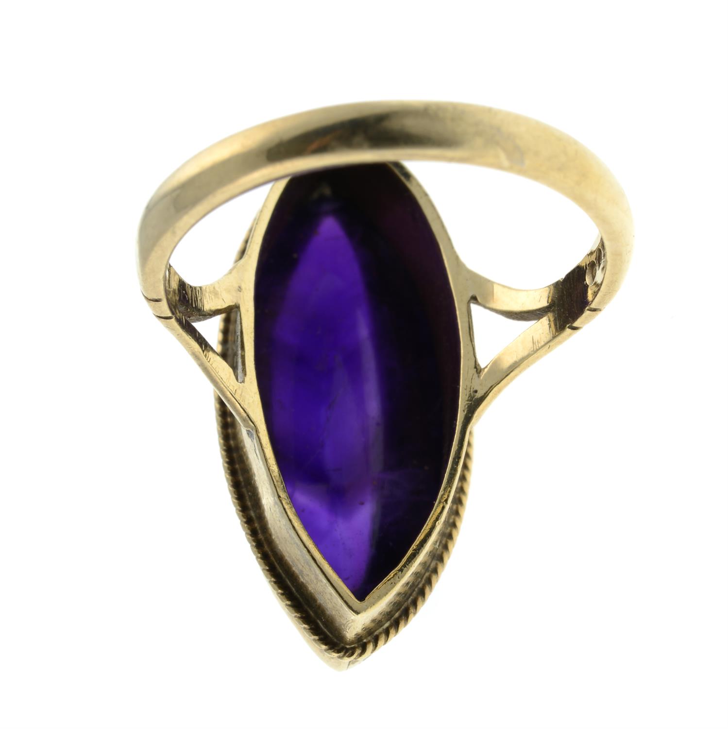 1960s amethyst dress ring - Image 2 of 2