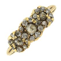 Early 20th century 18ct gold diamond dress ring