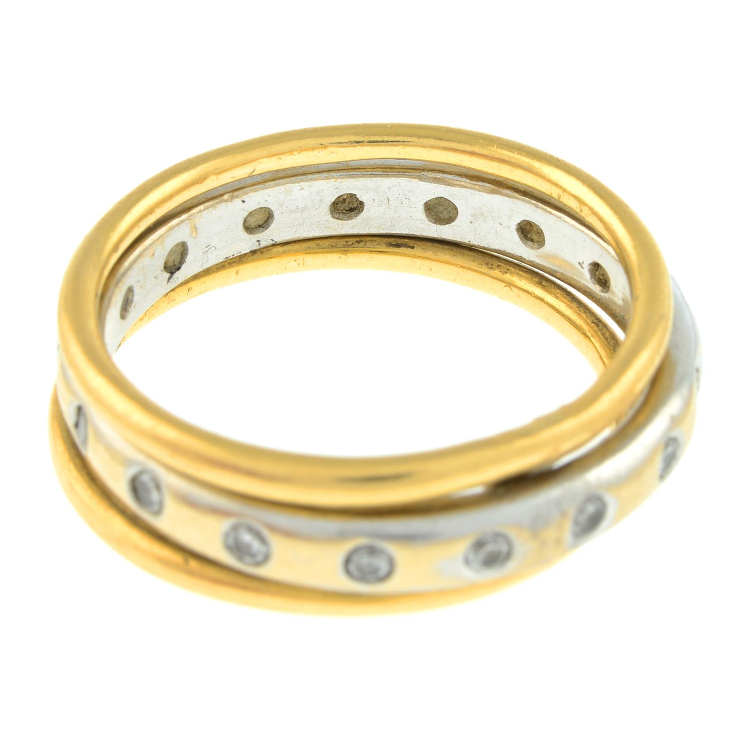 Ddiamond full eternity band ring - Image 2 of 3