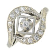 Diamond dress ring