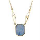 Mid 20th century opal necklace