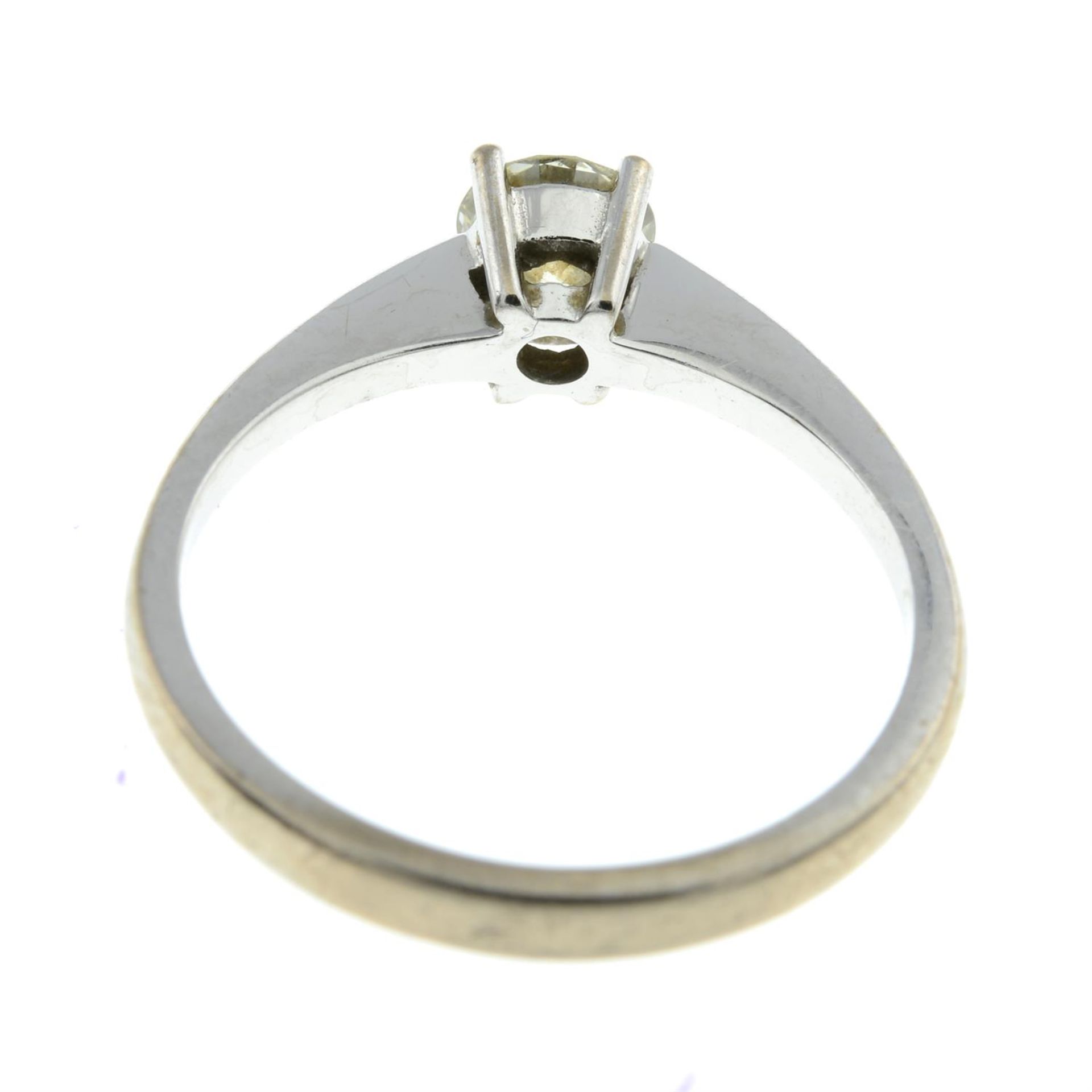 18ct gold diamond single-stone ring - Bild 2 aus 2
