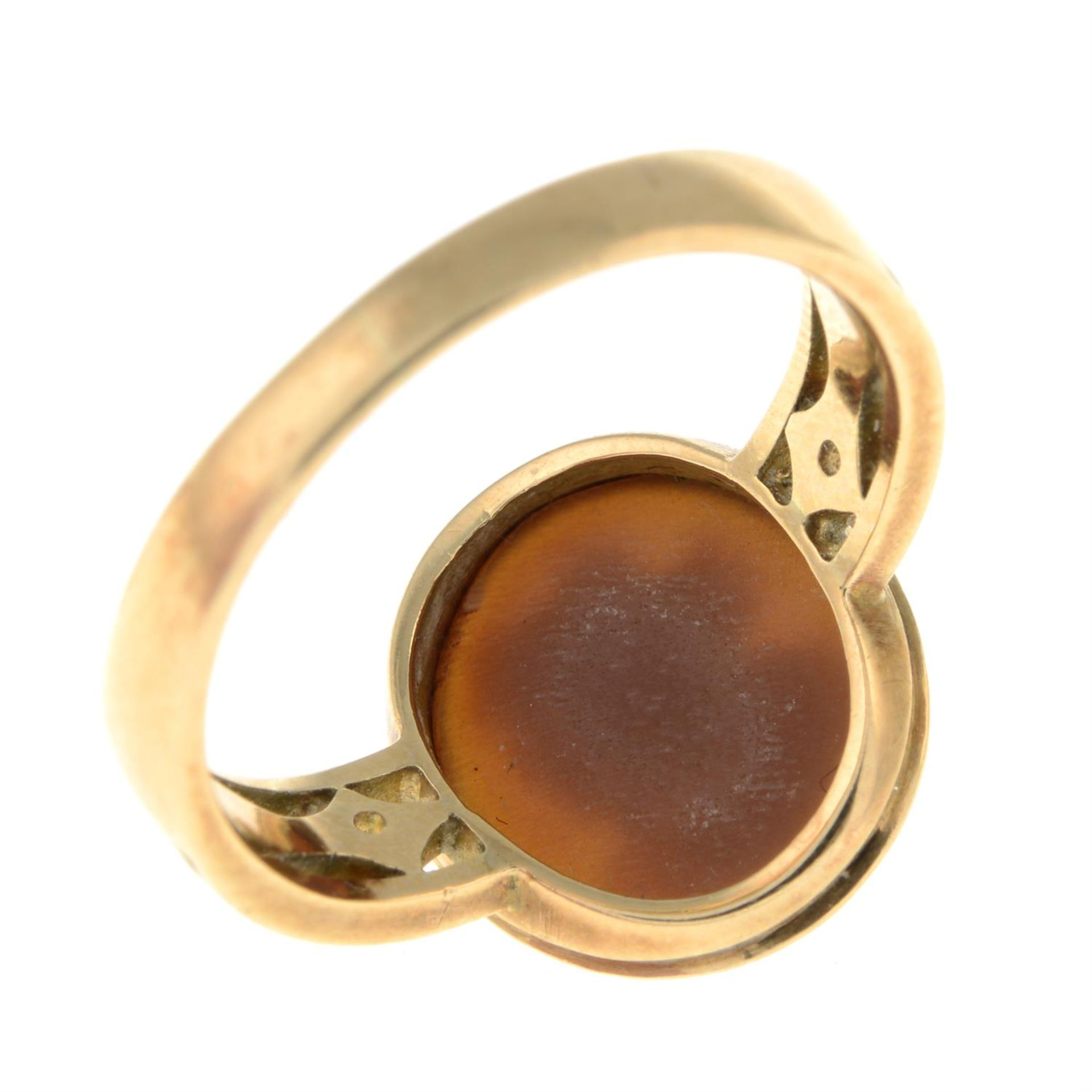 Early 20th century 15ct gold shell cameo ring - Image 2 of 2