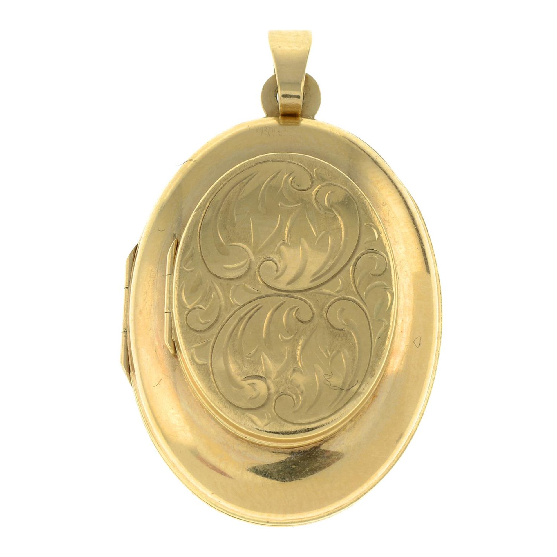 9ct gold double locket