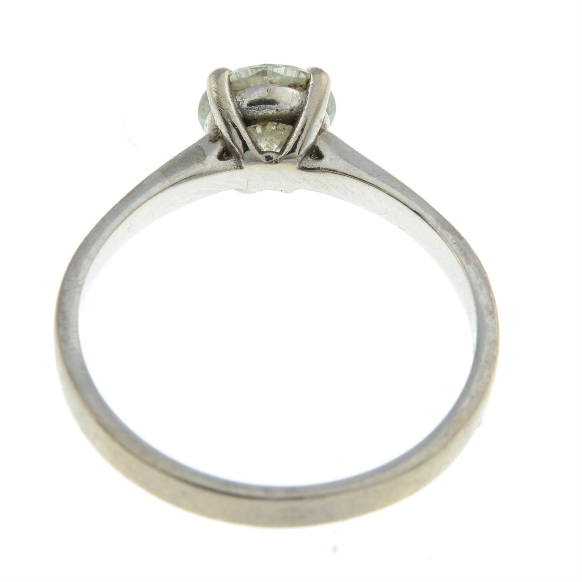 Moissanite & diamond ring - Image 2 of 2