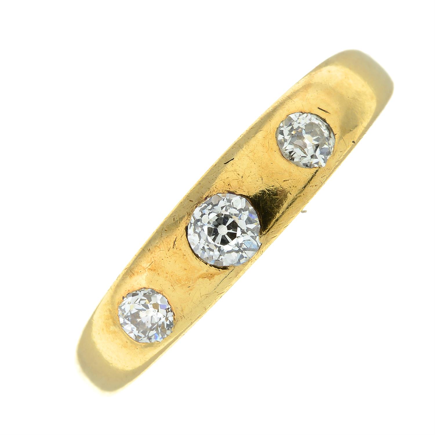 Early 20th century 18ct gold old-cut diamond ring