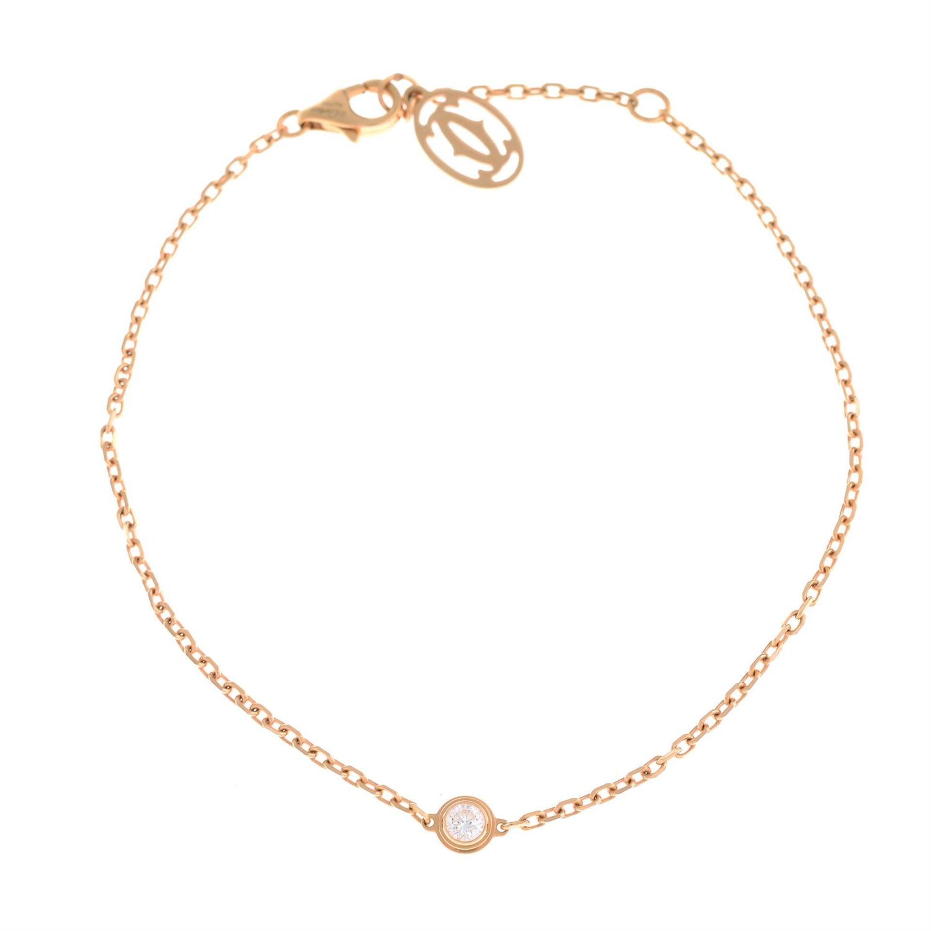 'D'Amour' diamond accent bracelet, by Cartier