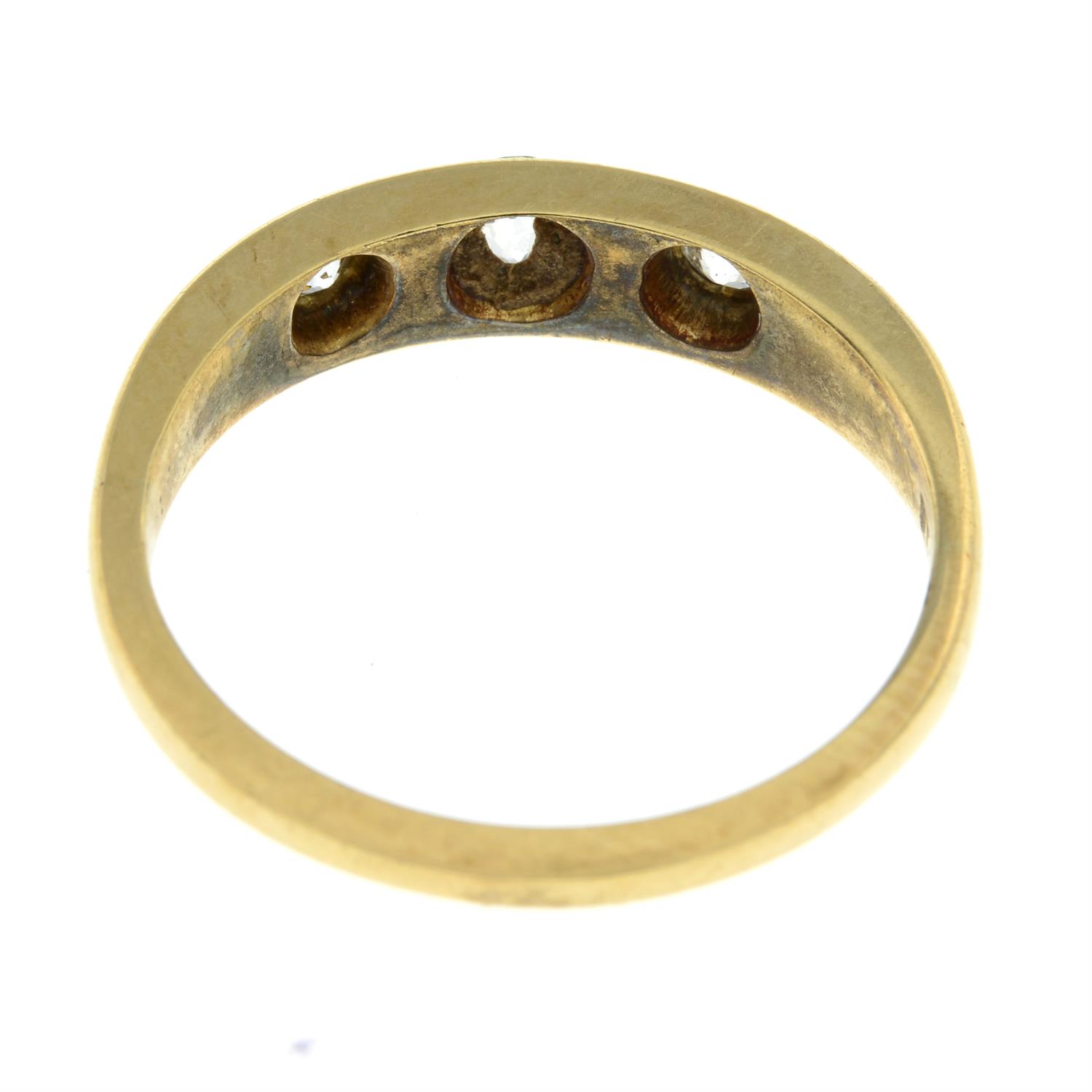 Early 20th century 18ct gold old-cut diamond ring - Image 2 of 2