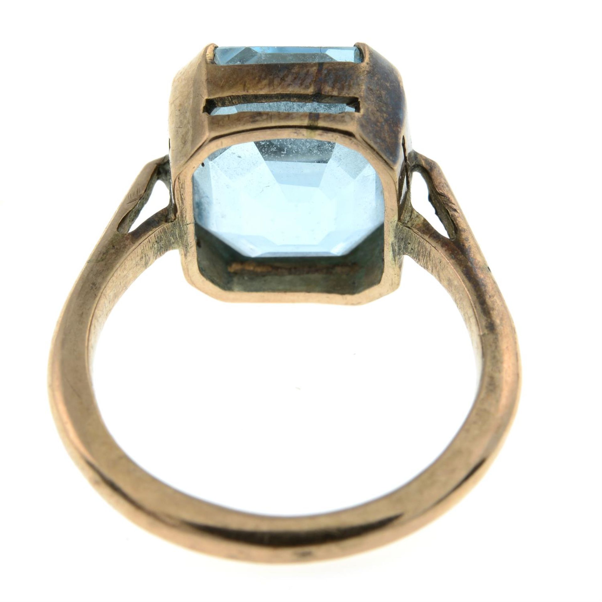 Aquamarine single-stone ring - Bild 2 aus 2