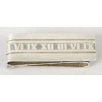 A Tiffany & Co sterling silver money clip.