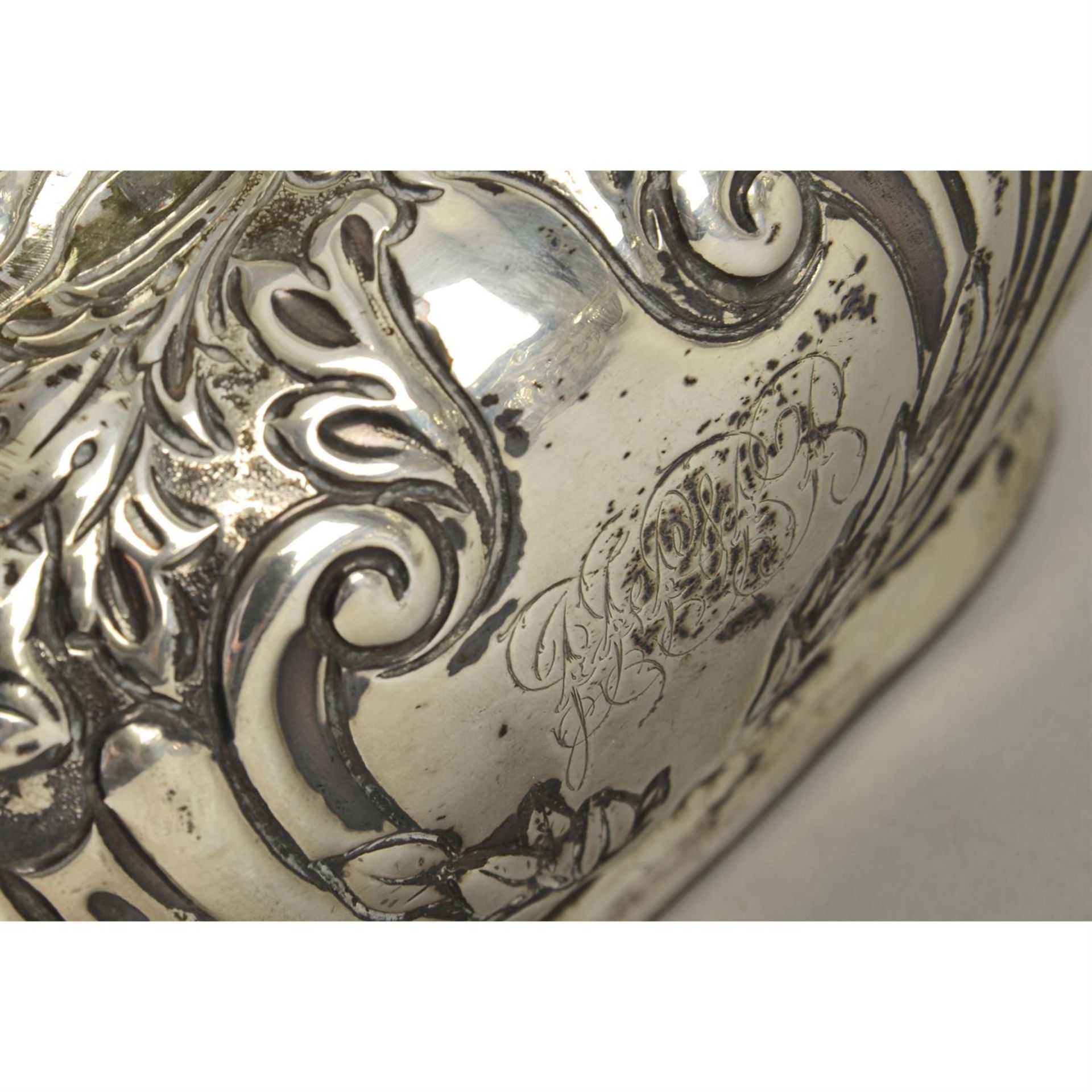 An Edwardian silver five piece tea service. - Image 2 of 3