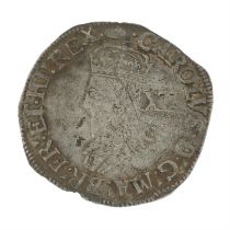Charles I, Tower under the King, Shilling.