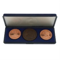 Ireland, Act of Union 1801, bronze medal; plus two modern issues. (3).