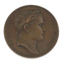 France, Napoleon, Sovereignty granted 1806, bronze medal.