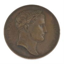 France, Napoleon, Campaigns of 1806-1807, bronze medal.