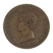 France, Napoleon, Battle of Marengo 1800, bronze medal.