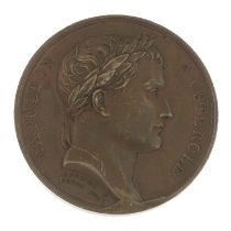 France, Napoleon, Bonaparte’s stay at Osterode 1807, bronze medal.