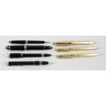 A selection of Montblanc pens.